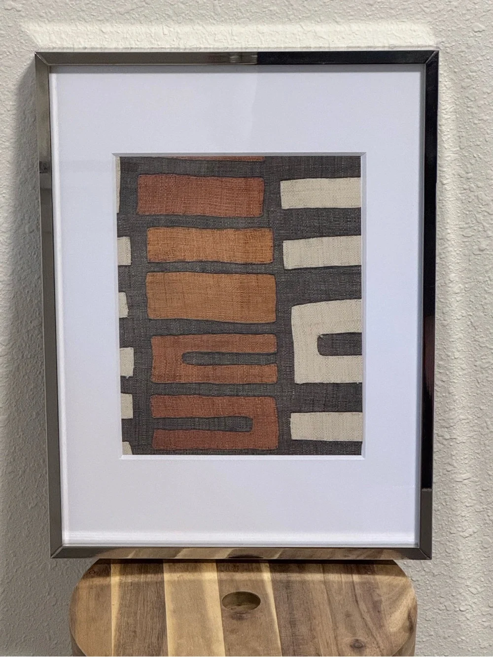 West Elm Polished Nickel Metal Frame 12x16 Wall Art Photo Frame w/ Mats